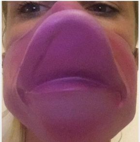 Halloween half face mask