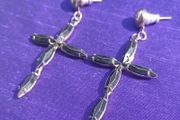 Vintage Cross Earrings