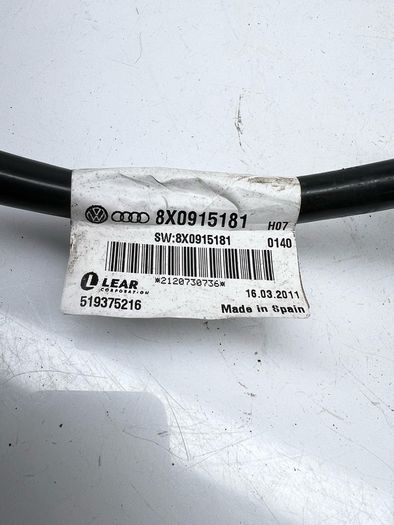 Audi A6 A7 4G C7 2012 Control Unit Battery Monitoring 8X0915181 minus Cable a2l6b2s