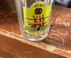 vintage whiskey shot glass from the 1970s