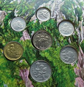San Marino vintage original coins set