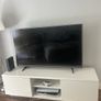 White high gloss tv unit Image 2