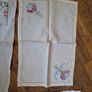 vintage embroidered tray cloths Image 3