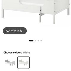 ikea kids bed sundvik - extendable