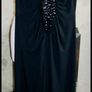 South Ladies Black Beaded Halter Neck Wide Leg Jumpsuit--new With Original Tags Image 2