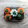 Handmade Woollen Mini Pumpkins Image 3