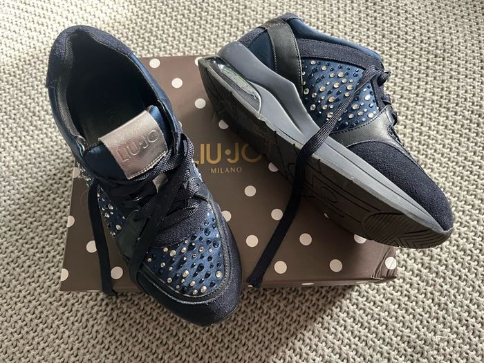 Liu Jo navy shoes trainers 37 4