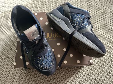 Liu Jo navy shoes trainers 37 4