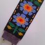 SALE Blue Flowers bracelet, handbeaded Image 7