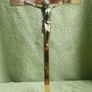 Vintage 13" Brass Crucifix Image 6