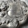 Old vintage Silverine vanity mirror Image 3