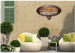 In/Outdoor Patio Heater 3 Heater Sticks High Heating Output 2000 Watts