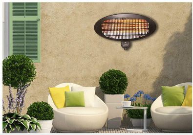In/Outdoor Patio Heater 3 Heater Sticks High Heating Output 2000 Watts