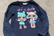 girls top long sleeve LOL 122cm 6-7 years