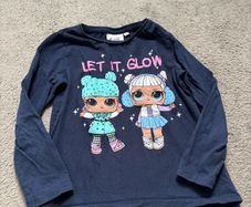 girls top long sleeve LOL 122cm 6-7 years