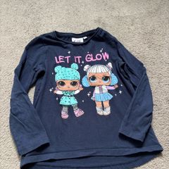 girls top long sleeve LOL 122cm 6-7 years