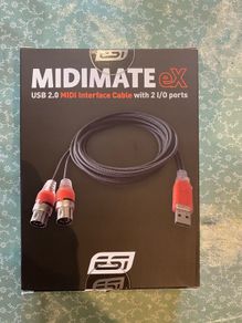 ESI MIDIMATE eX USB 2.0 MIDI Interface Cable with 2 1/0 ports