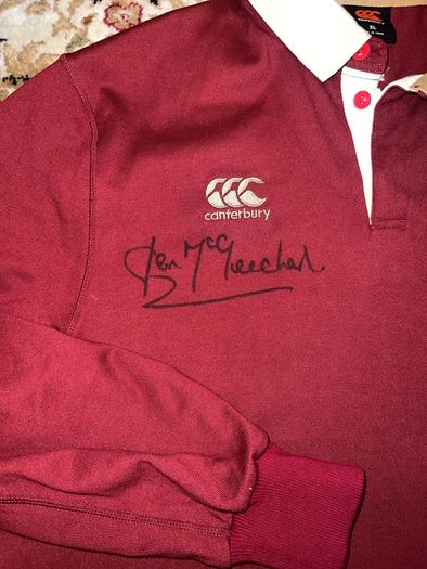 signed lions jersey