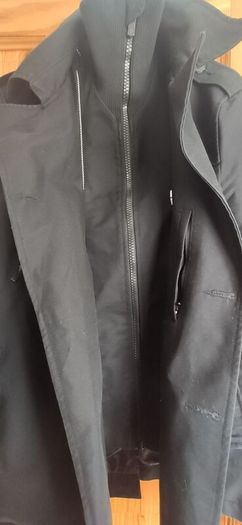 Jack & Jones Premium Collection Max Black Double Breasted Jacket Coat Size L