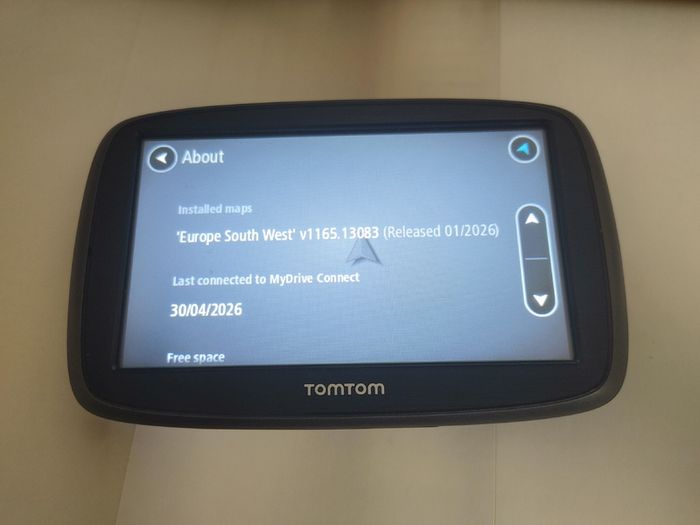 TomTom GO 50, UK Ireland, West EU 2026, 5 inch LCD