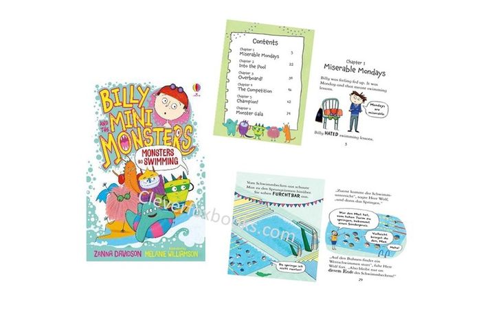 Children Books Billy and The Mini Monsters 6 Books Collection Set By Zanna Davidson - Age 5+