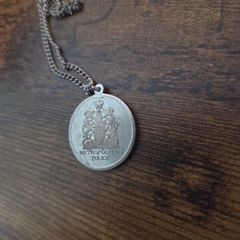 Vintage Police medal and chain