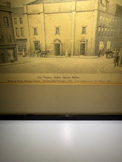 Set of 3 Vintage Old Belfast Prints - Pottinger's Entry, High Street, Old Theatre