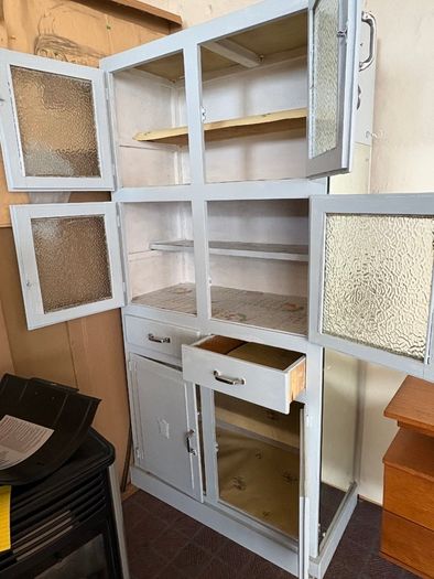 vintage, freestanding kitchen larder dresser