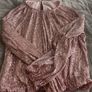River Island pink sequin top Image 2