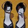 Black Cinders high heels size 4 Image 4