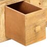 Coffee Table with 4 Drawers 90x50x35 cm Solid Mango Wood Image 7