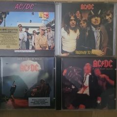 AC / DC.  Collection of 4 albums: Dirty Deeds Done Dirt Cheap / Highway To Hell / Let There To Be Rock / If You Want Blood.