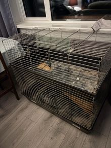 rabbit guinea pig 2 tier cage
