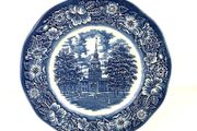 Vintage Liberty blue cabinet plate