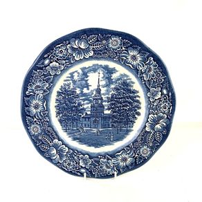 Vintage Liberty blue cabinet plate