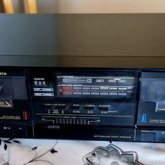From 1987 JVC TD-W110 C Dual Cassette Tape Deck, Made in Japan.