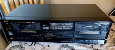 From 1987 JVC TD-W110 C Dual Cassette Tape Deck, Made in Japan.
