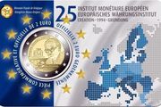 Belgium 2 Euro Commemorative Coin 2019 - European Monetary Institute (EMI) Coincard. BU