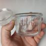 249 - Set of 2 Vintage Clear Glass Collectible Decorative Ramekins Image 5