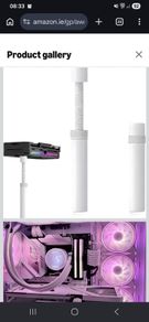 Adjustable GPU bracket white anti sag