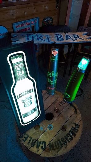 Smirnoff Mojito cocktail light up countermounts