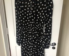 Zara polka dot dress