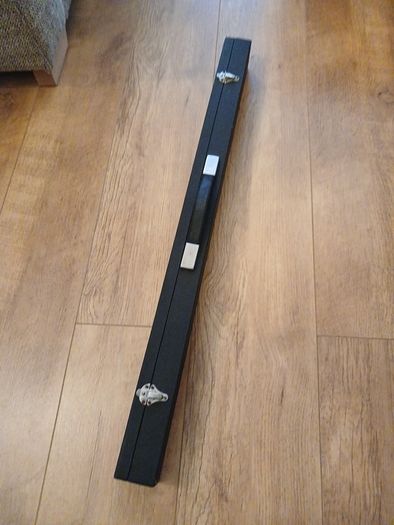snooker cue and hardcase. John parrot.