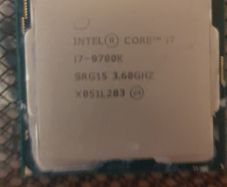 Intel Core i7 9700K - 3.6 GHz - Capable of 5.0 GHz with correct tuning - LGA1151