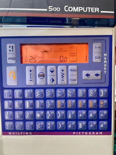 Quality Swedish made Huskvarna Viking 500 Sewing Machine - Just serviced - Like new! Sews alphabet and numbers & embroidery stitches!