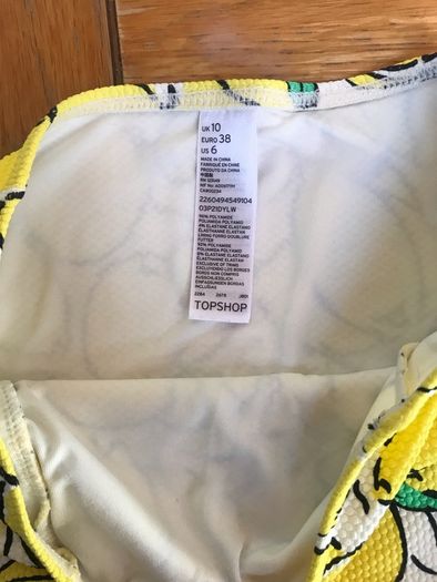 topshop high waist bikini