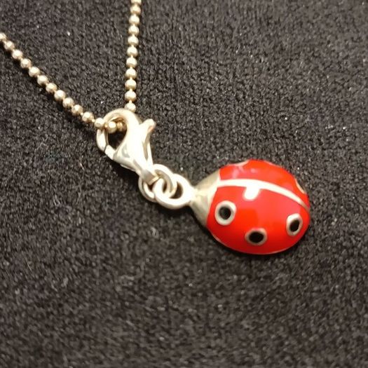 Vintage Thomas Sabo Sterling Charms: Red Enamel Ladybug