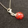 Vintage Thomas Sabo Sterling Charms: Red Enamel Ladybug Image 3