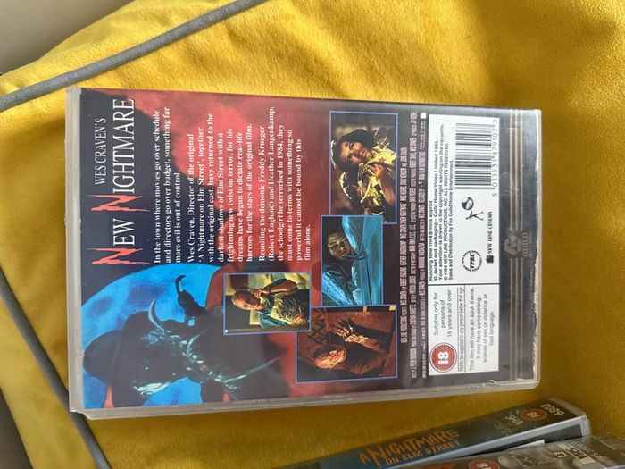 A nightmare on elm street vhs video collection