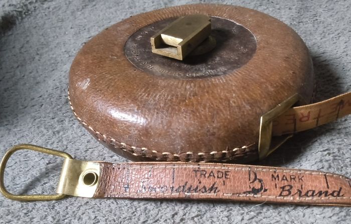 vintage boxed swordfish tape measure